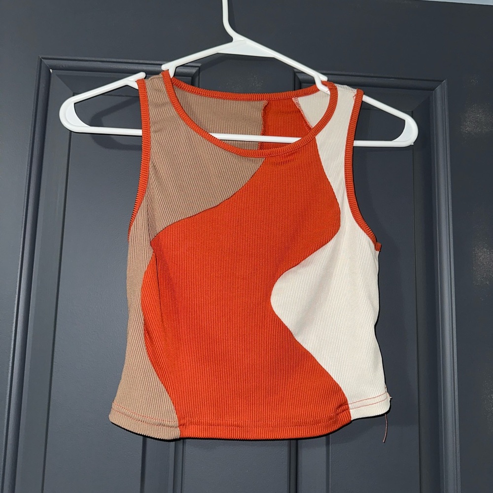 Multi colored tank